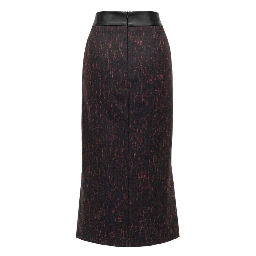 Trussardi Black Wool Women Skirt