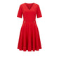 Trussardi Jeans Red Poliestere Women Dress