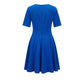 Trussardi Jeans Blue Poliestere Women Dress