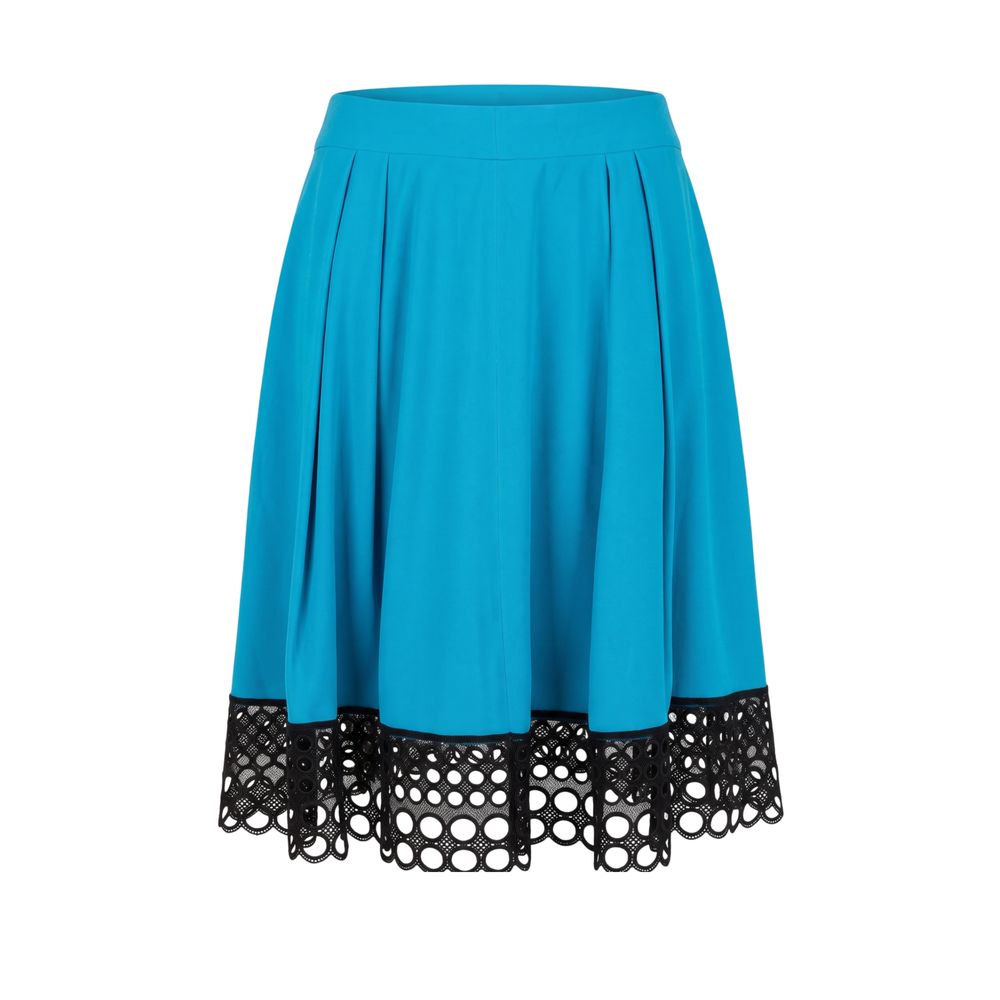 Trussardi Blue Acetate Women Skirt