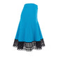 Trussardi Blue Acetate Women Skirt