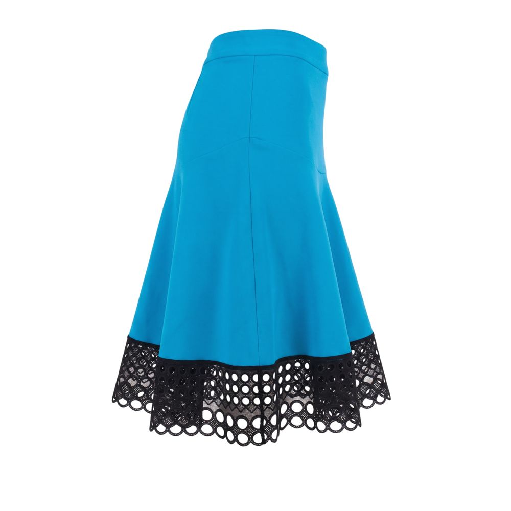 Trussardi Blue Acetate Women Skirt