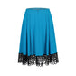 Trussardi Blue Acetate Women Skirt