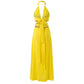 Trussardi Yellow Viscose Women Dress