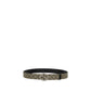 Gucci Brown Cotton Regular Belt