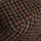 Dolce & Gabbana Brown Checkered Wool Tweed Fedora Capello Hats