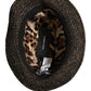 Dolce & Gabbana Gray Melange Blended Textured Tweed Capello Hat