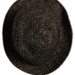 Dolce & Gabbana Gray Melange Blended Textured Tweed Capello Hat