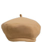 Dolce & Gabbana Beige Wool French Style Beret Capello Hat