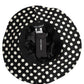 Dolce & Gabbana Black White Polka Dot Cotton Bucket Capello Hat