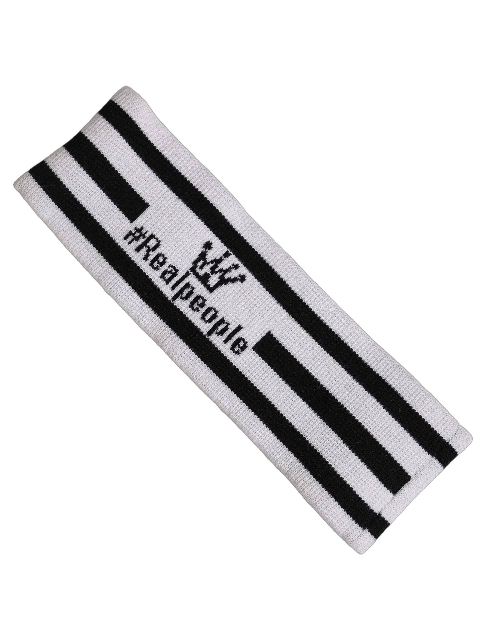Dolce & Gabbana White Wool Knit #DGmillennials Head Band One Size Hat