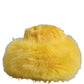 Dolce & Gabbana Yellow Fox Fur Womens Bucket Capello Hat