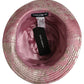 Dolce & Gabbana Pink Metallic Jacquard Pattern Bucket Capello Hat