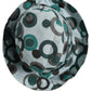Dolce & Gabbana Teal Cotton Big Polka Dot Pattern Bucket Hat