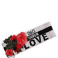 Dolce & Gabbana White D&G Queen Love Floral Applique Head Band One Size Hat