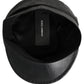 Dolce & Gabbana Black Cotton Gold DG Chain Baker Boy Capello Hat
