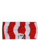 Dolce & Gabbana Red White Stripes Nylon Head Wrap One Size Headband