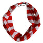 Dolce & Gabbana Red White Stripes Nylon Head Wrap One Size Headband