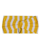 Dolce & Gabbana Yellow White Stripes Nylon Head Wrap One Size Headband