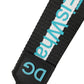 Dolce & Gabbana Multicolor Logo Polyester Brass Holder Keychain Keyring