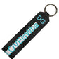 Dolce & Gabbana Multicolor Logo Polyester Brass Holder Keychain Keyring
