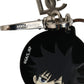 Dolce & Gabbana Black Fushiguro Megumi Charm Metal Keychain Keyring