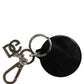 Dolce & Gabbana Black Kaisen Toge Inumaki Charm Metal Keychain Keyring