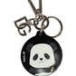 Dolce & Gabbana Black Kaisen Panda Chibi Charm Metal Keychain Keyring