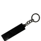 Dolce & Gabbana Neon Green Logo Print Charm Metal Keychain Keyring