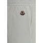 Moncler White Cotton Casual Pants