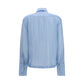 The Latest Blue Wool Oves Aries Dress Shirt