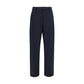 The Latest Blue Polyester Dress Pants