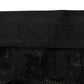 Dolce & Gabbana Black All Over Logo Print Sheer Pantyhose Underwear