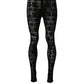 Dolce & Gabbana Black All Over Logo Print Sheer Pantyhose Underwear