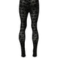 Dolce & Gabbana Black All Over Logo Print Sheer Pantyhose Underwear