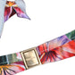 Dolce & Gabbana Top Multicolor Floral Print Beachwear Bikini