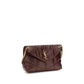 Saint Laurent Bordeaux Lamb Leather Shoulder Bag