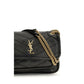 Saint Laurent Black Calf Leather Bos Taurus Shoulder Bag