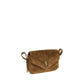 Saint Laurent Brown Suede Leather Shoulder Bag