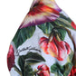 Dolce & Gabbana Multicolor Floral Triangle Beachwear Bikini Top