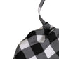 Dolce & Gabbana Black White Checkered Halter Beachwear Bikini Top