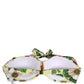 Dolce & Gabbana Yellow Floral Halter Nylon Beachwear Bikini Top