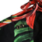 Dolce & Gabbana Black Floral Print Nylon Beachwear Bikini Bottom