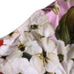 Dolce & Gabbana Pink Floral Print Bandeau Beachwear Bikini Top