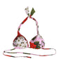 Dolce & Gabbana Pink Floral Print Triangle Beachwear Bikini Top