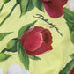 Dolce & Gabbana Yellow Floral Print Nylon Beachwear Bikini Bottom