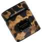 Dolce & Gabbana Brown Leopard Calf Leather Metal Logo Plaque Airpods Case