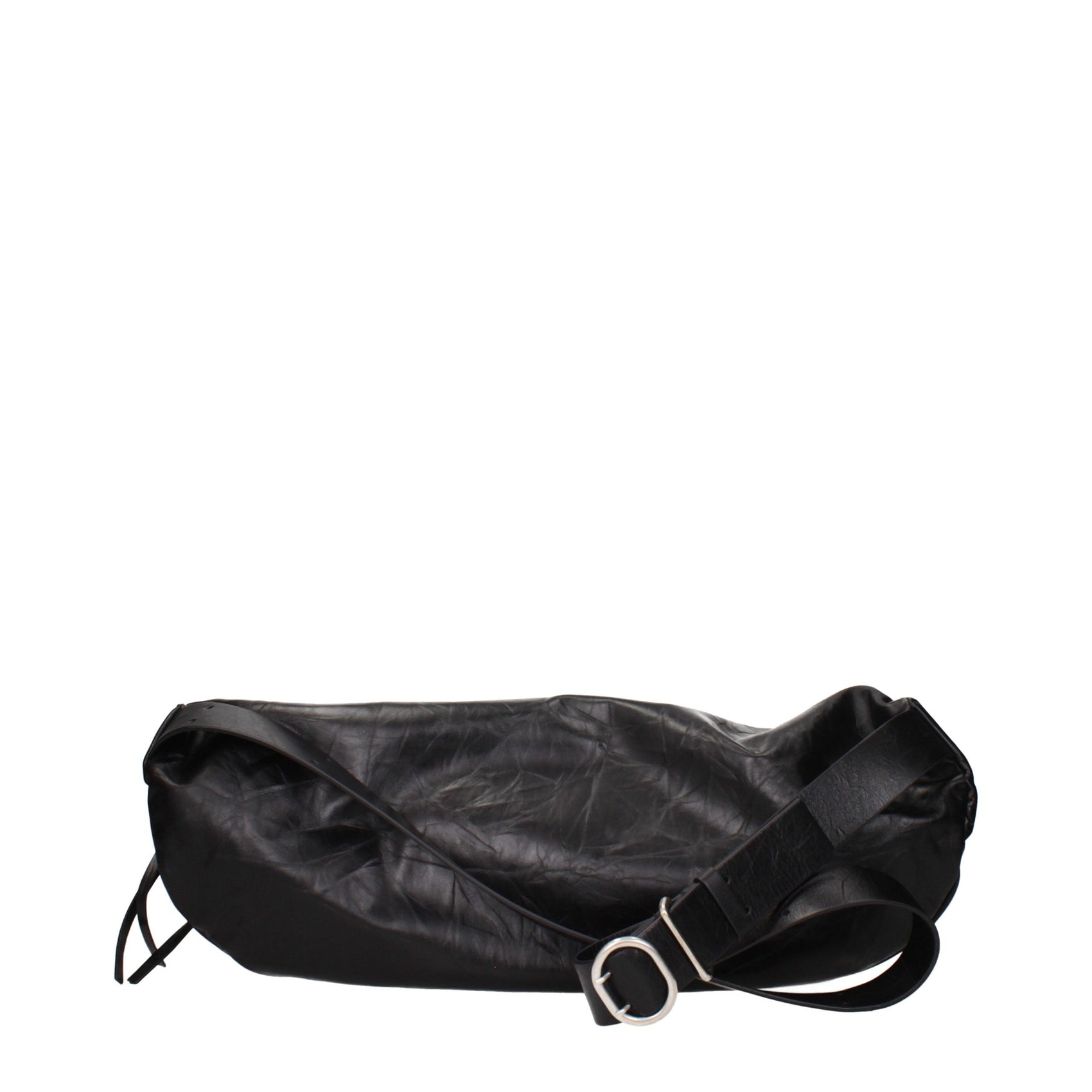 Jil Sander Black Leather Backpack
