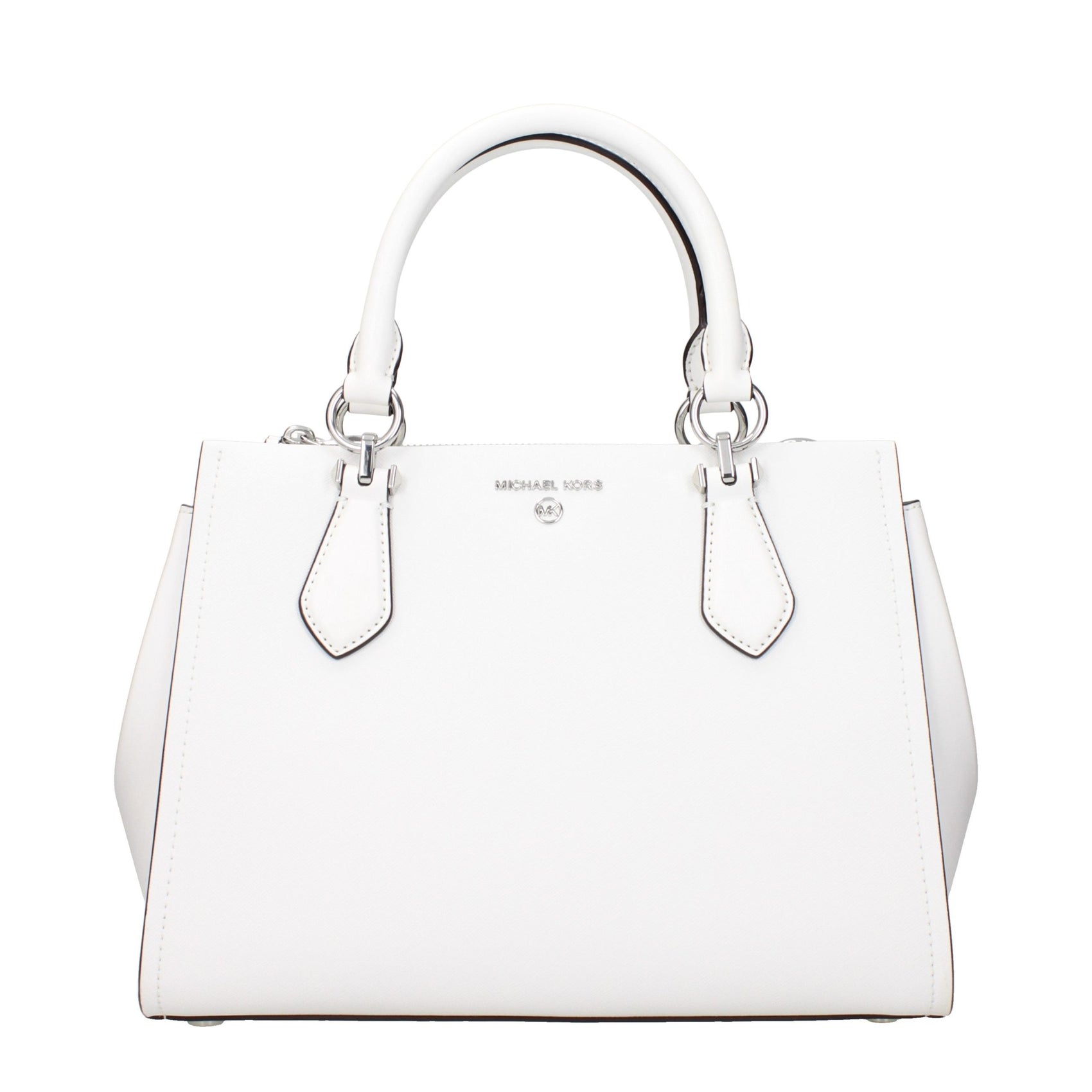 Michael Kors White Leather Handbag