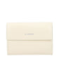 Jil Sander White Leather Wallet